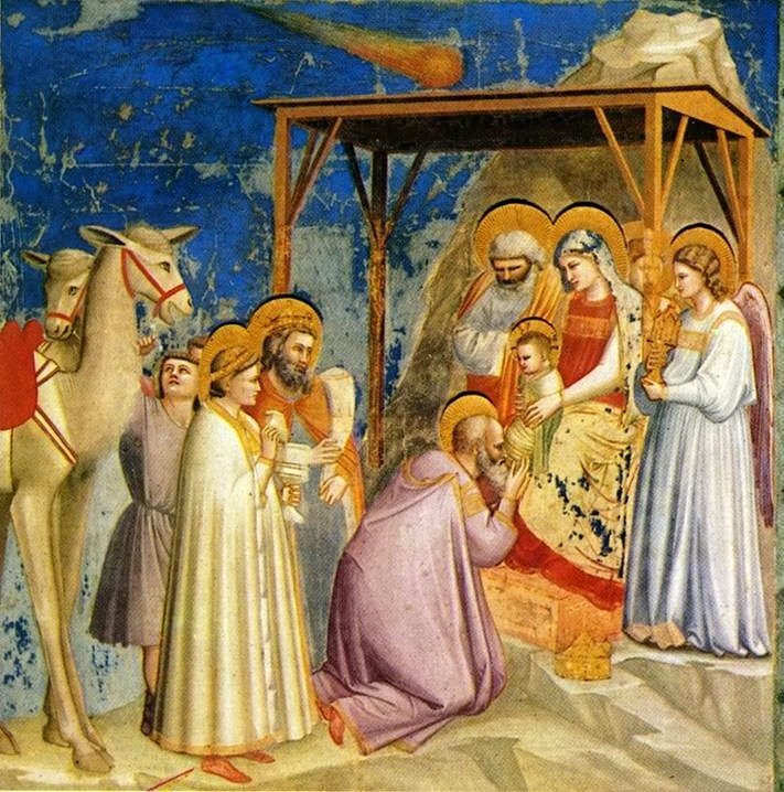 Adoration of the Magi, Giotto di Bondone, 1302