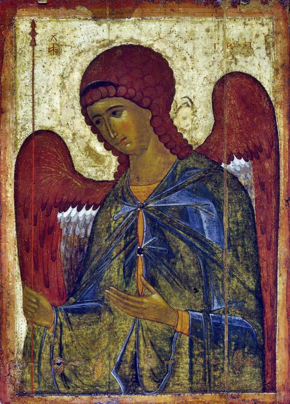 Icon of Gabriel, Byzantine, c. 1387–1395.