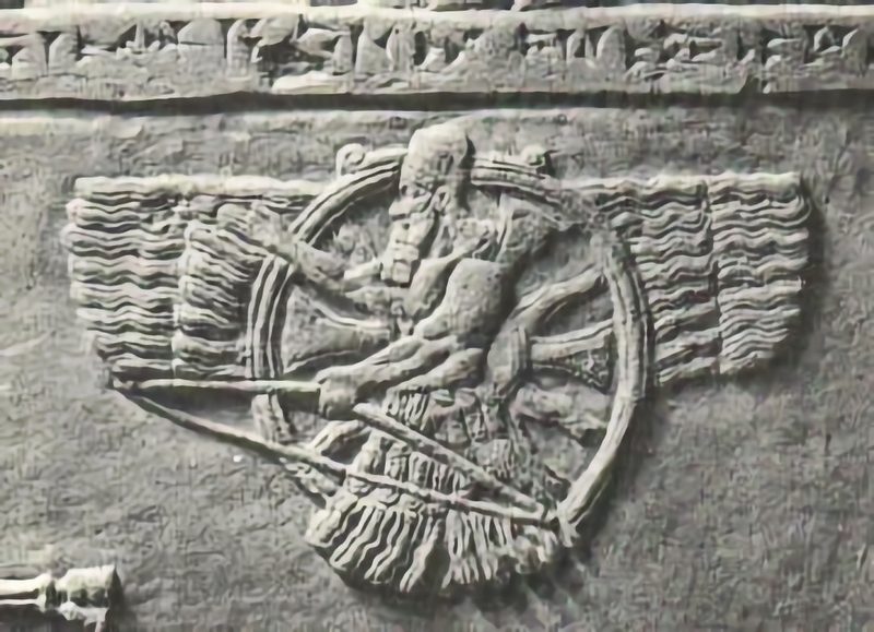 Symbol of Ashur, the ancient Assyrian national deity.