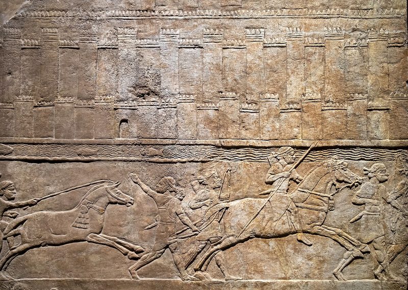The walls of Nineveh at the time of Ashurbanipal. 645–640 BCE.