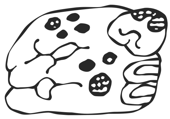 Two different ways of writing the word bʼalam 'jaguar' in the Maya script.