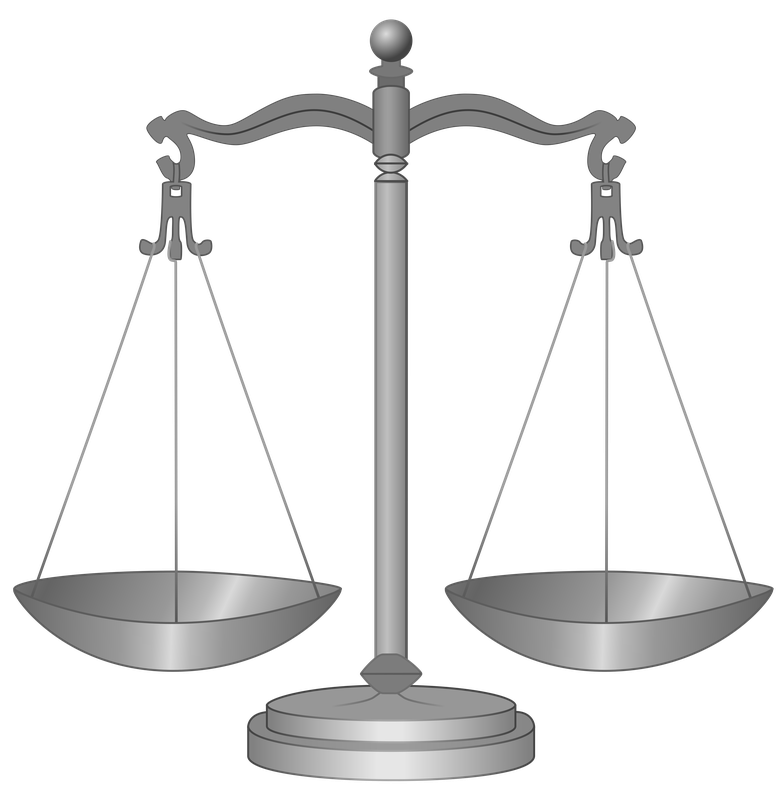 Scales in balance: modern symbol of Pyrrhonism.