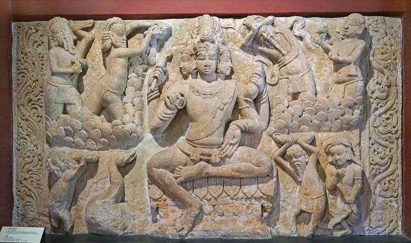Brahma at a 6th century CE Aihole temple.