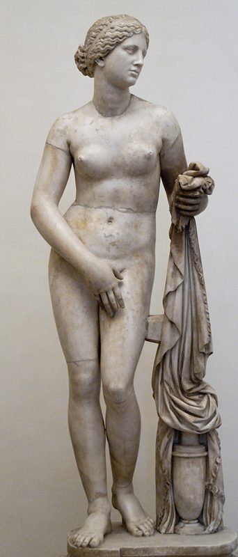 The Ludovisi Cnidian Aphrodite, Roman marble copy.