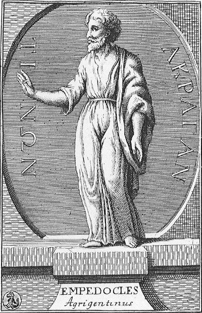 Empedocles of Acragas, a Greek city in Sicily call called Agrigentum.