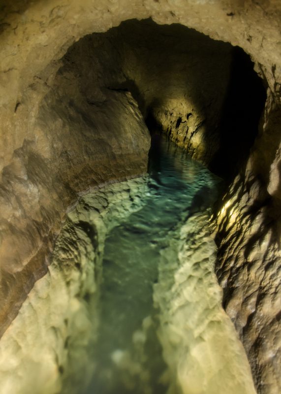 Channel of the Qanats of Ghasabeh in Iran's Razavi Khorasan Province.