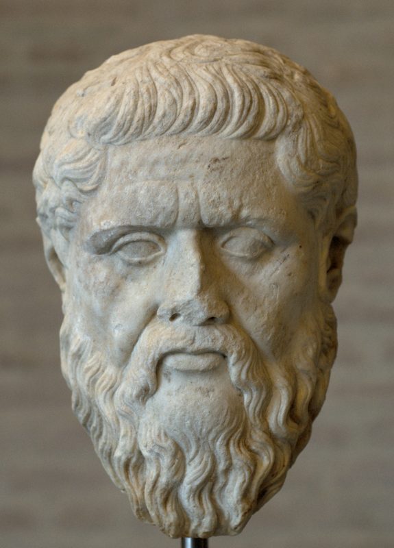 Roman copy of a Greek portrait of Plato, probably by Silanion, which was placed in the Academy after Plato's death.