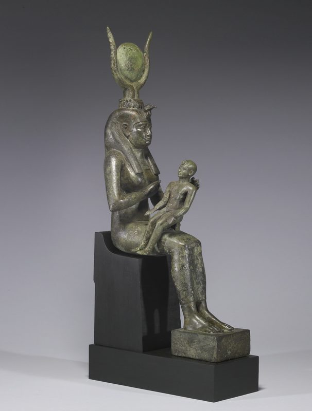 Isis nursing Horus, a sculpture from the 7th century BCE.