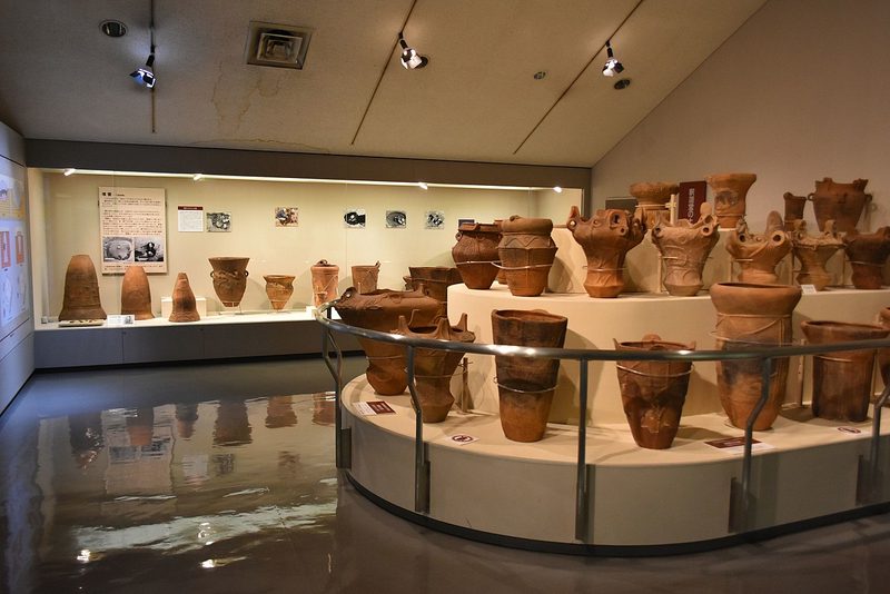 Jōmon pottery in the Yamanashi museum.