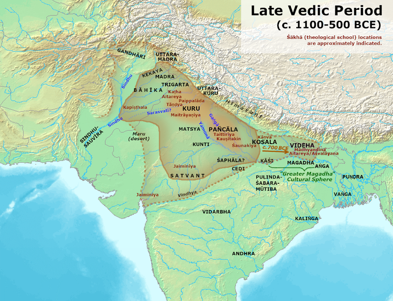 Late Vedic culture (1100-500 BCE).