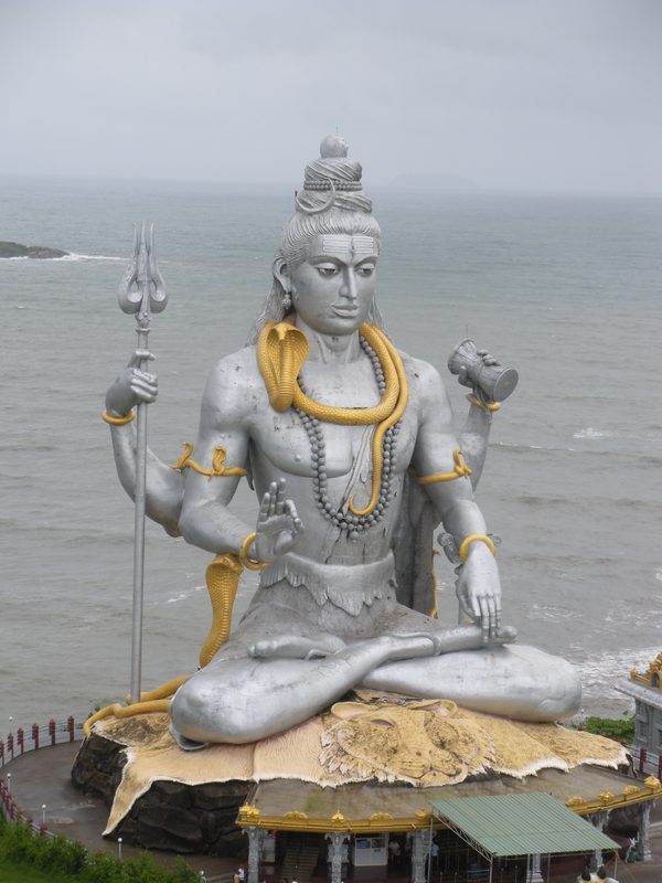 Modern Shiva statue.