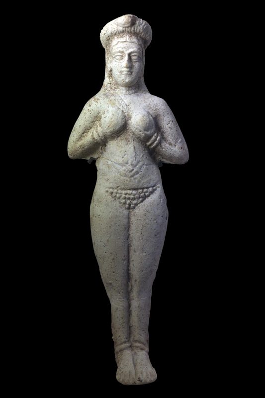 Small statue, that may represent the goddess Ishtar.