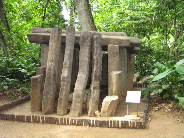 Olmec tomb at La Venta Park, Villahermosa, Tabasco.