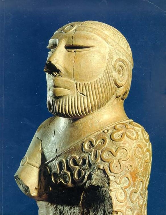 The Priest-King; 2400–1900 BC; low fired steatite.