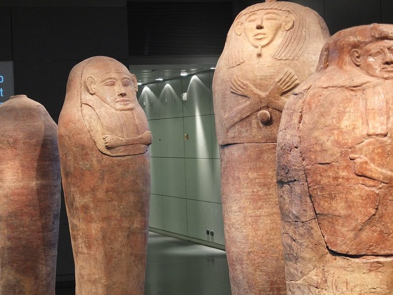 Canaanite sarcophagi.
