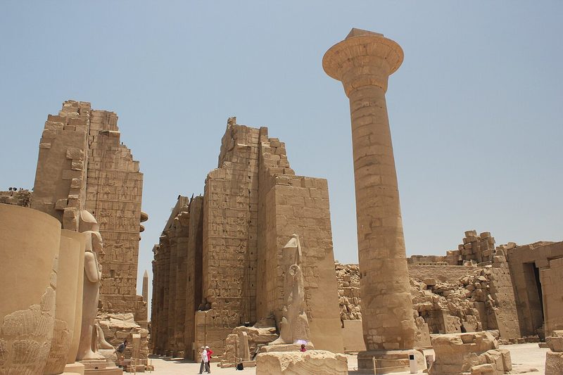 So-called 'Taharqa's kiosk', Karnak Temple.