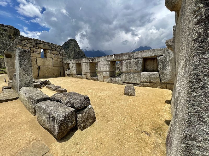 Temple of the Three Windows at Machu Picchu.