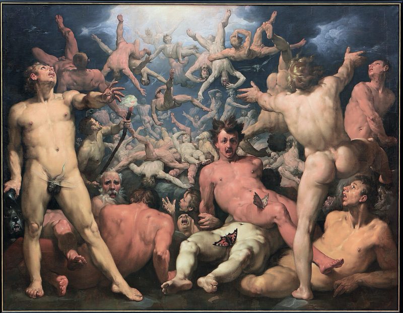 The Fall of the Titans, Cornelis van Haarlem, 1550.