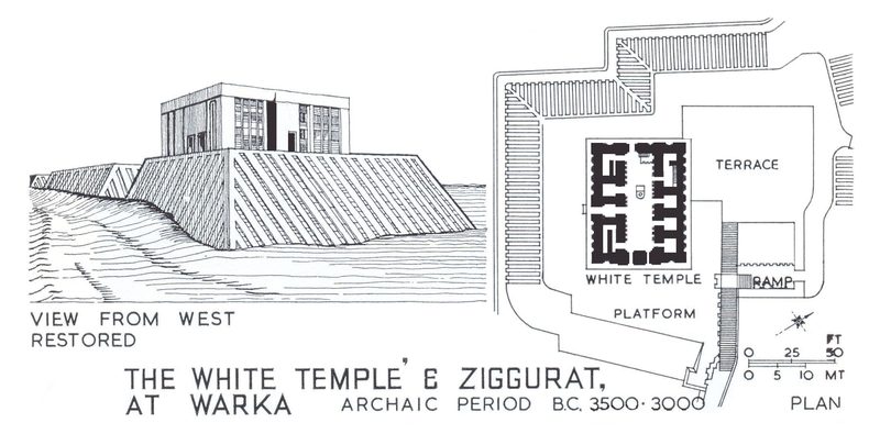 The White Temple 'E at Uruk, 3500-3000 BCE.