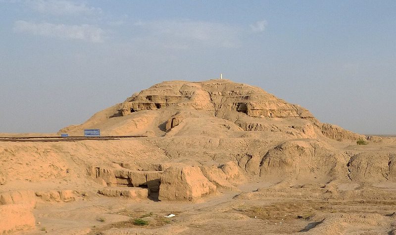 White Temple ziggurat in Uruk.