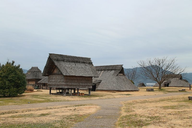 Reconstructed Yayoi-style dwellings at Yoshinogari.