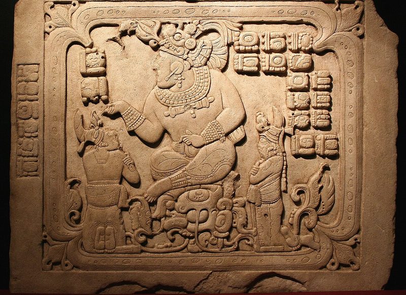 Maya script on Cancuén Panel 3 describes the installation of two vassals at Machaquilá by Cancuén king Taj Chan Ahk.