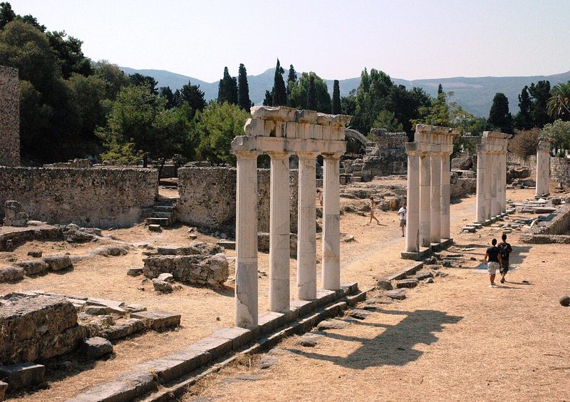 The gymnasium on Kos, a Greek island in the southeastern Aegean Sea.