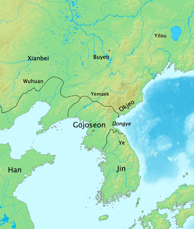 Gojoseon in 108 BC.