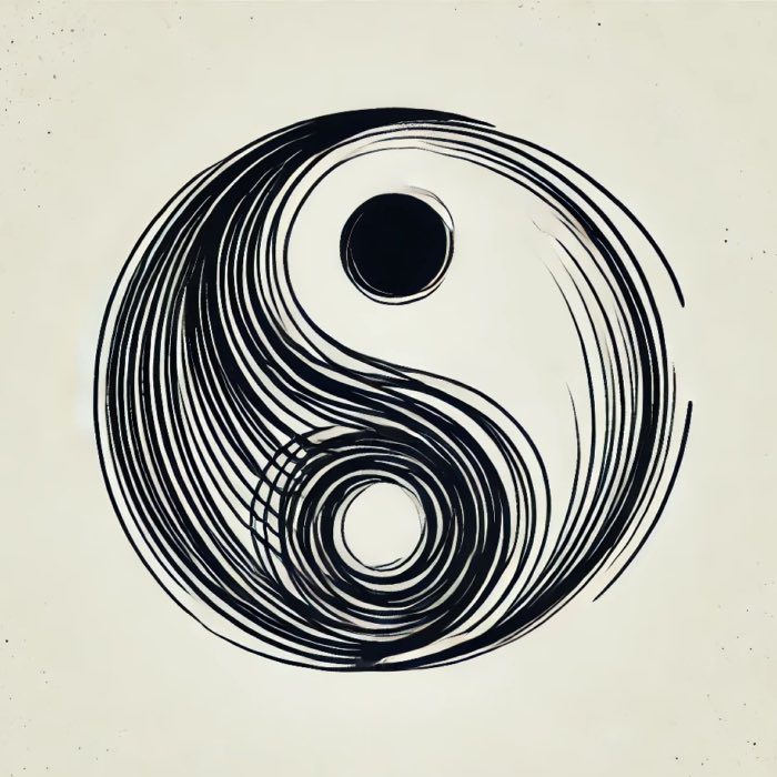 Yin-Yang, interpreted by DALL•E.