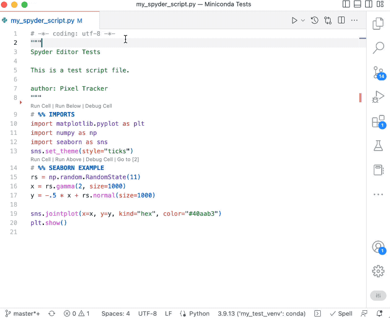 The Plot Viewer of the Interactive Window. img