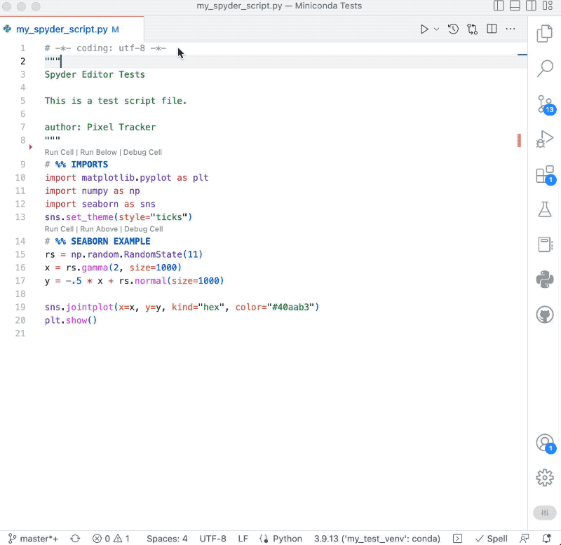 The Variable Explorer in the Interactive Window. img