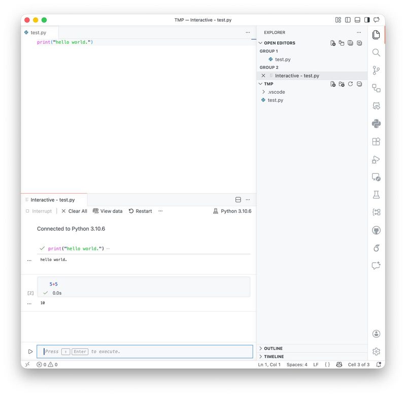 Choose how to run your Python script.